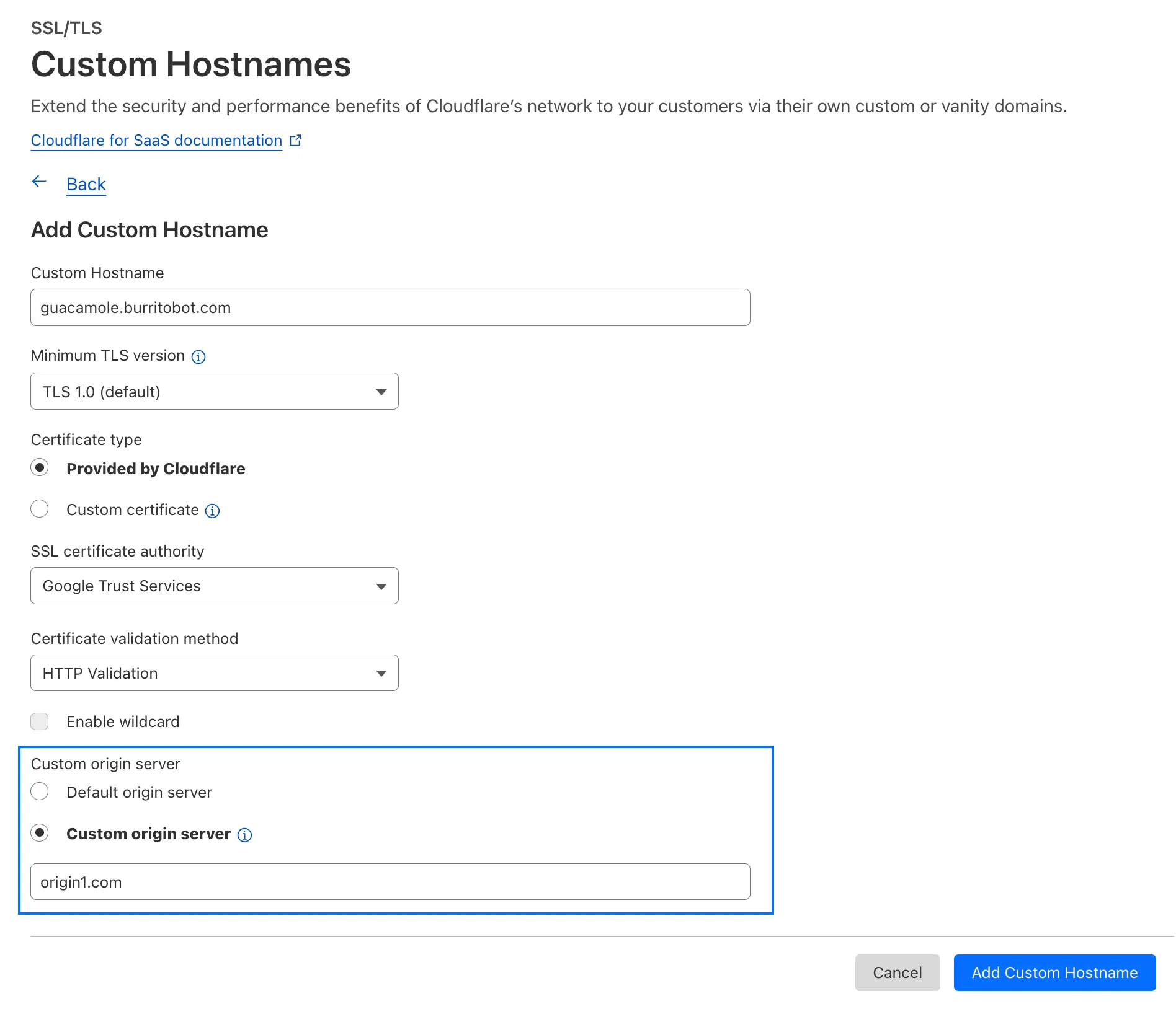 Import repo or choose template
